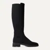 Rothys The Tall Lug Boot In Black/neutral In Onyx Black