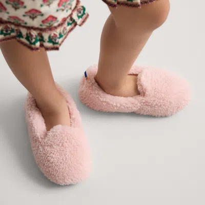 Rothys The Teddy Kids Slipper In Pink