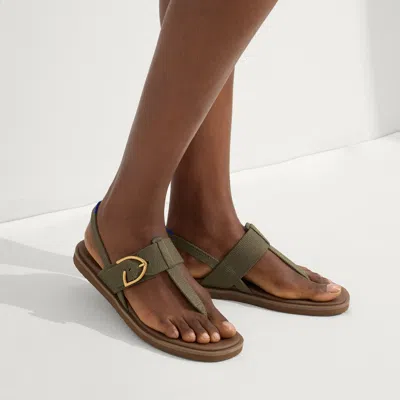Rothys The Tstrap Sandal In Green