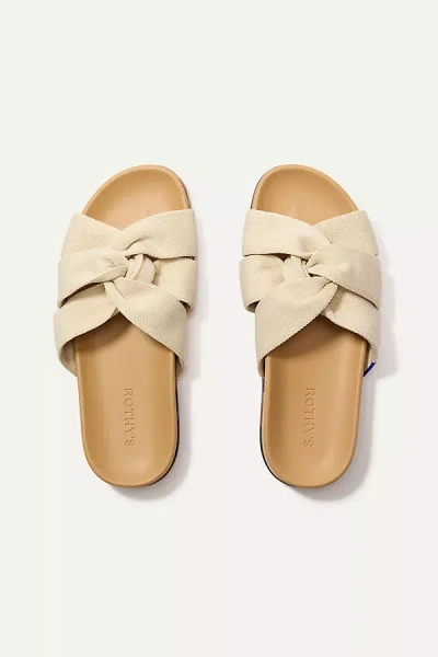 Rothys The Twist Slide Sandals In Multi
