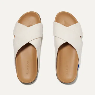 ROTHYS THE WEEKEND SLIDE IN WHITE/NEUTRAL
