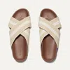 Rothys The Weekend Slide In White/neutral In Vanilla Cone