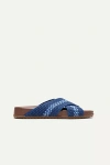 Rothys The Weekend Slide In Blue In Blue