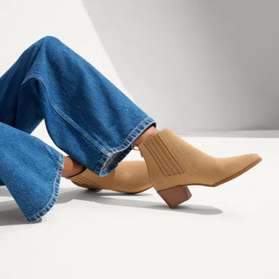 Rothys The Western Bootie In Brown/neutral