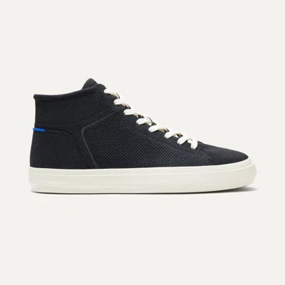 Rothys The Women's High Top Sneaker In Black/neutral