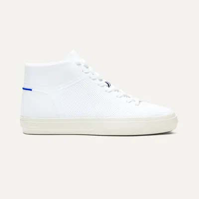 Rothys The Women's High Top Sneaker In White/neutral In Bright White