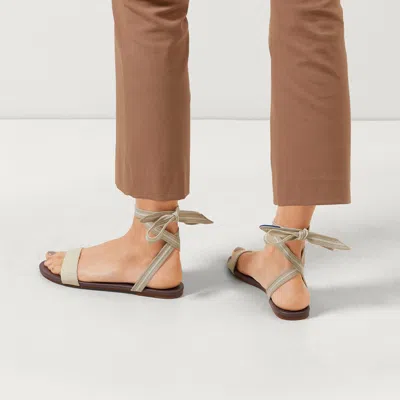 Rothys The Wrap Sandal In Grey In Multi