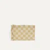 Rothys The Wristlet In Brown/white In Checker Sand