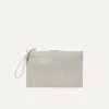 Rothys The Wristlet In Metallic/white In Diamond Metallic