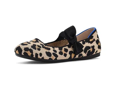 Rothys Tux Bow Mary Jane (toddler/little Kid/big Kid) Girls Shoes Kitty Cat : 2 Little Kid M, Polyester In Black