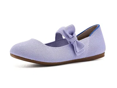 Rothys Tux Bow Mary Jane (toddler/little Kid/big Kid) Girls Shoes Soft Orchid : 9 Toddler M, Polyester In Pink