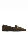 Rothys Women's Revelvet Double Bit Loafers In Brown
