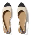 Rothys The Almond Slingback In White In Cnchct
