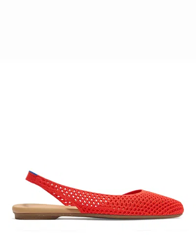 Rothys Women's The Almond Slingback Flats In Red