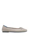 Rothys Women's The Ballet Flat In Platinum Metallic