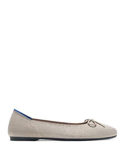 Rothys Women's The Ballet Flat In Platinum Metallic