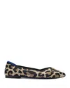 Rothys The Almond Tassel Loafer In Brown In Leopard