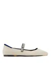 Rothys The Square Mary Jane In White/neutral In Gardenia