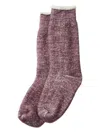 Rototo Double-face Socks In Burgundy