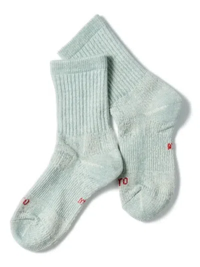 Rototo Ribbed-trim Socks In Green