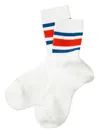 Rototo Stripe-detail Crew Socks In White