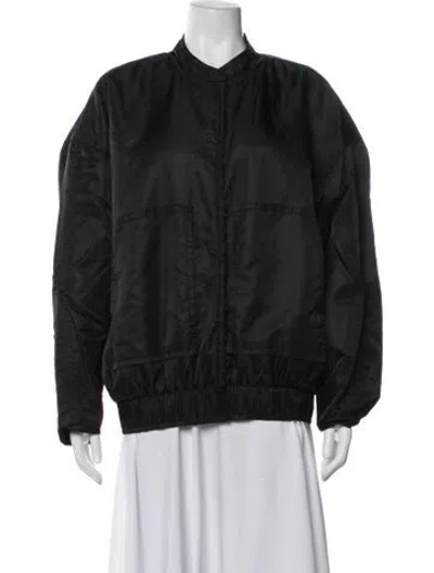 Pre-owned Roucha Bomber Jacket In Black
