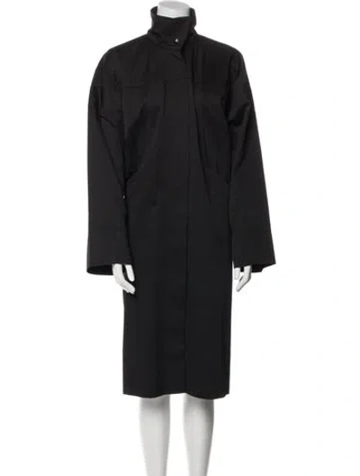 Pre-owned Roucha Coat In Black