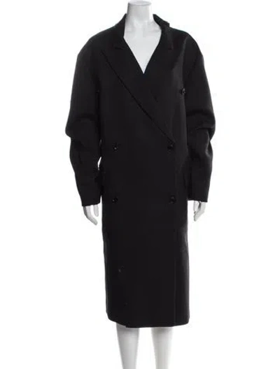 Pre-owned Roucha Coat In Black