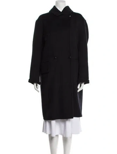 Pre-owned Roucha Coat In Black