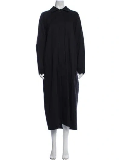 Pre-owned Roucha Coat In Black