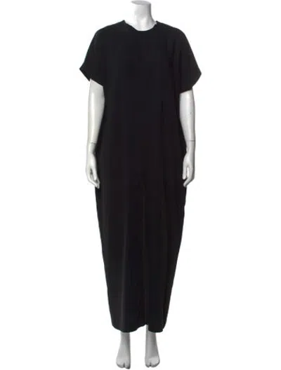 Pre-owned Roucha Crew Neck Jumpsuit In Black