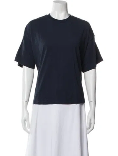 Pre-owned Roucha Crew Neck Short Sleeve T-shirt In Blue