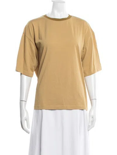 Pre-owned Roucha Crew Neck Short Sleeve T-shirt In Yellow
