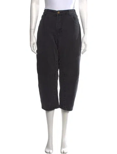 Pre-owned Roucha High-rise Jeans In Black