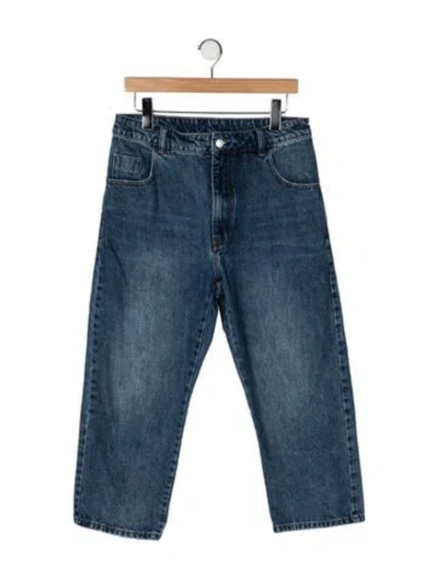 Pre-owned Roucha High-rise Straight Leg Jeans In Blue