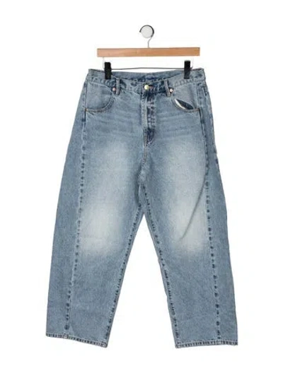Pre-owned Roucha High-rise Straight Leg Jeans W/ Tags In Blue