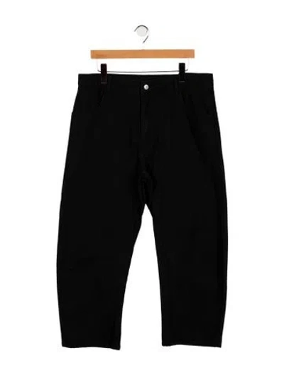 Pre-owned Roucha High-rise Wide Leg Jeans In Black