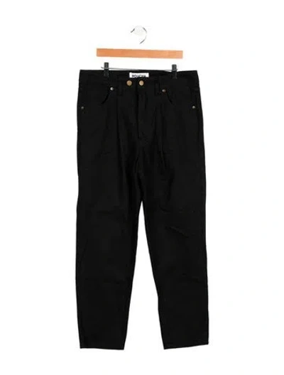 Pre-owned Roucha High-rise Wide Leg Jeans In Black