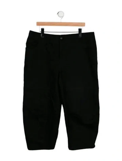 Pre-owned Roucha High-rise Wide Leg Jeans In Black