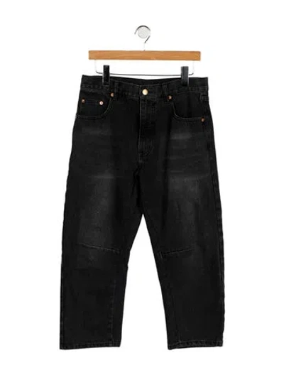 Pre-owned Roucha High-rise Wide Leg Jeans In Blue