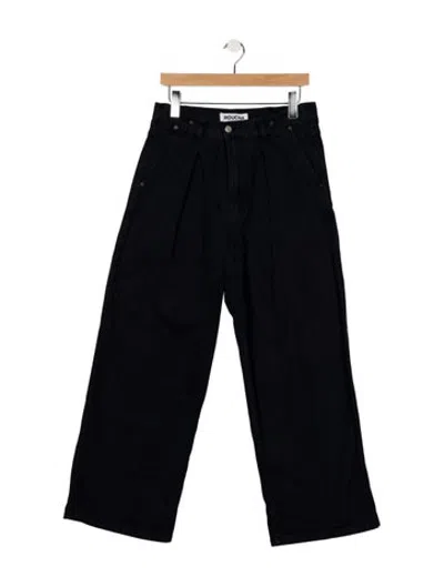 Pre-owned Roucha High-rise Wide Leg Jeans In Blue