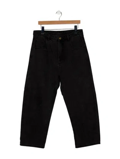 Pre-owned Roucha High-rise Wide Leg Jeans In Gray