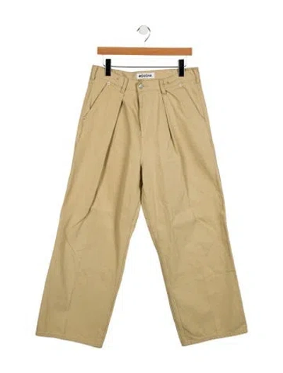 Pre-owned Roucha High-rise Wide Leg Jeans In Neutral