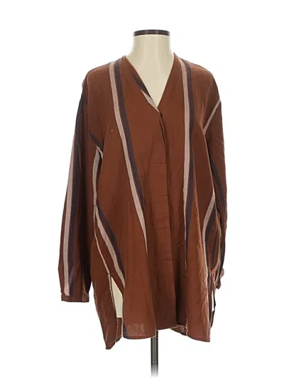 Pre-owned Roucha Kimono In Brown
