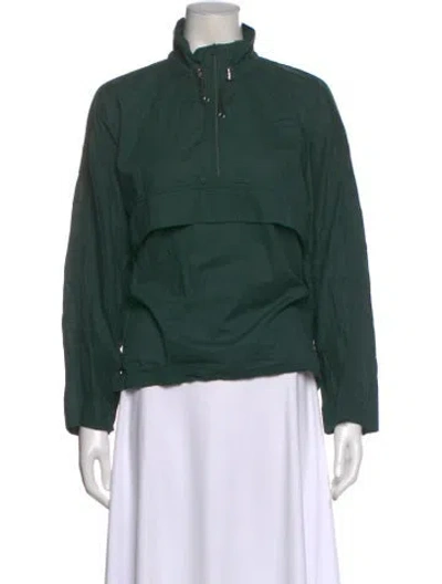 Pre-owned Roucha Long Sleeve Top In Green