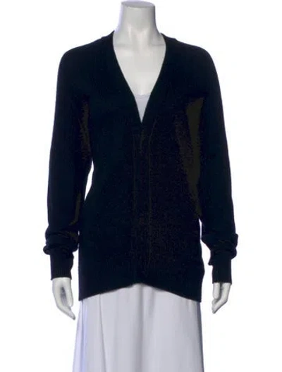 Pre-owned Roucha Merino Wool Printed Sweater In Blue