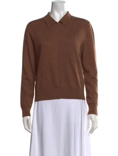 Pre-owned Roucha Merino Wool Sweater In Brown