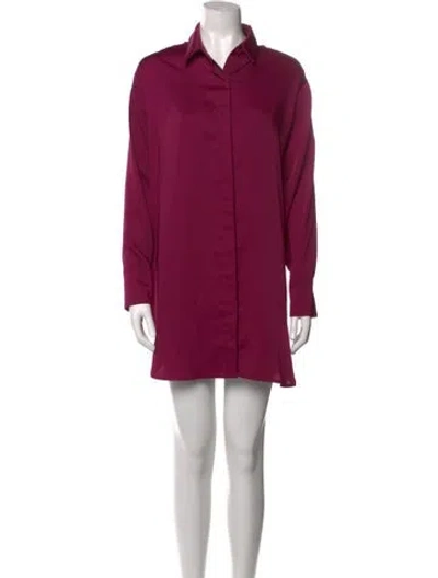 Pre-owned Roucha Mini Dress In Purple