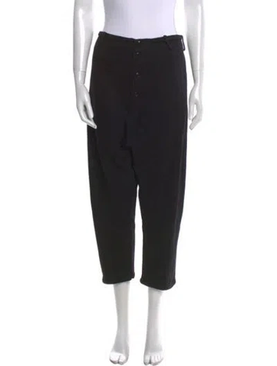 Pre-owned Roucha Straight Leg Pants In Black