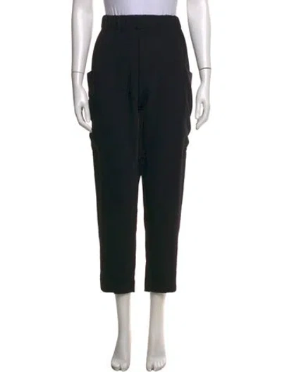 Pre-owned Roucha Straight Leg Pants In Black